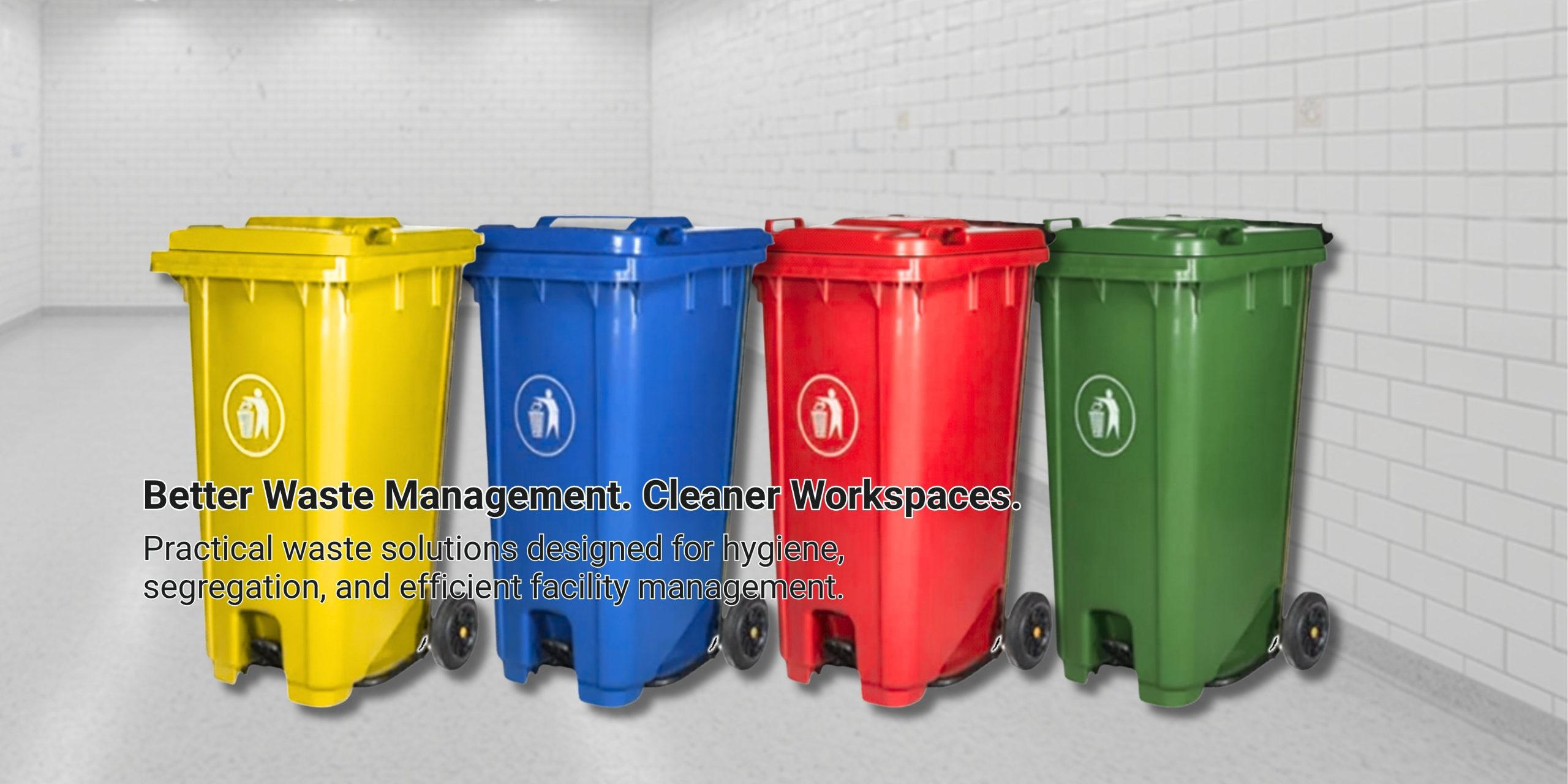 Waste bins banner